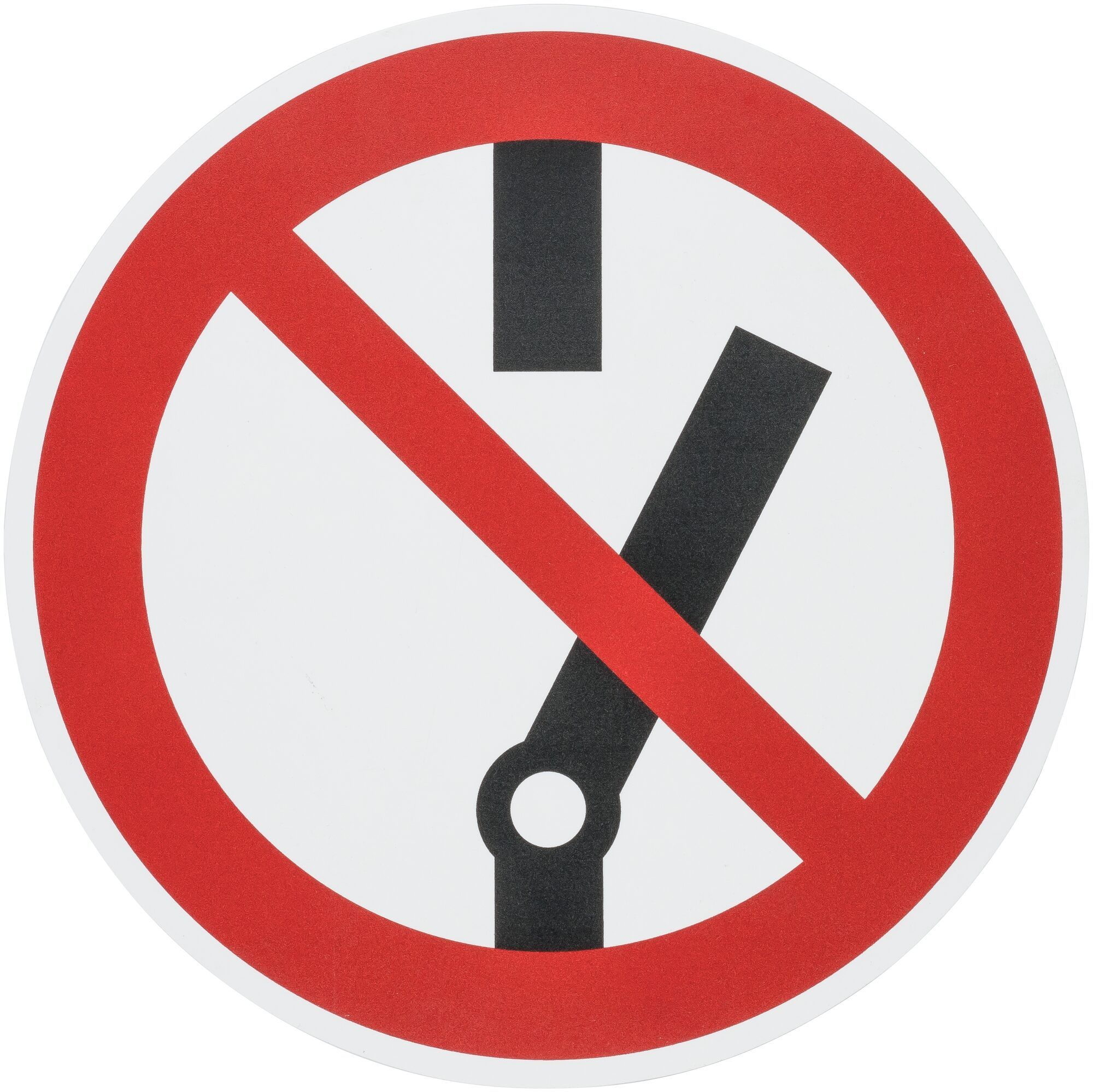HAZET Waarschuwingsbord „Hybride schakelaar“ 200-2
