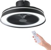 Eglo Vallonia Ventilateur de plafond avec lampe - Ø 48 cm - Noir