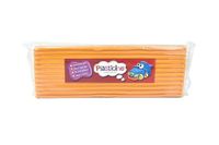 Plasticine 400 g, lichtoranje #16, modelleermassa voor animators en modelbouwers, gemakkelijk te vormen, ideaal voor sculpturen, modellen en stopbeweging