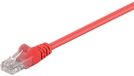 Merkloos Wentronic CAT5E Netwerkkabel - RJ45 - Rood - 5 m
