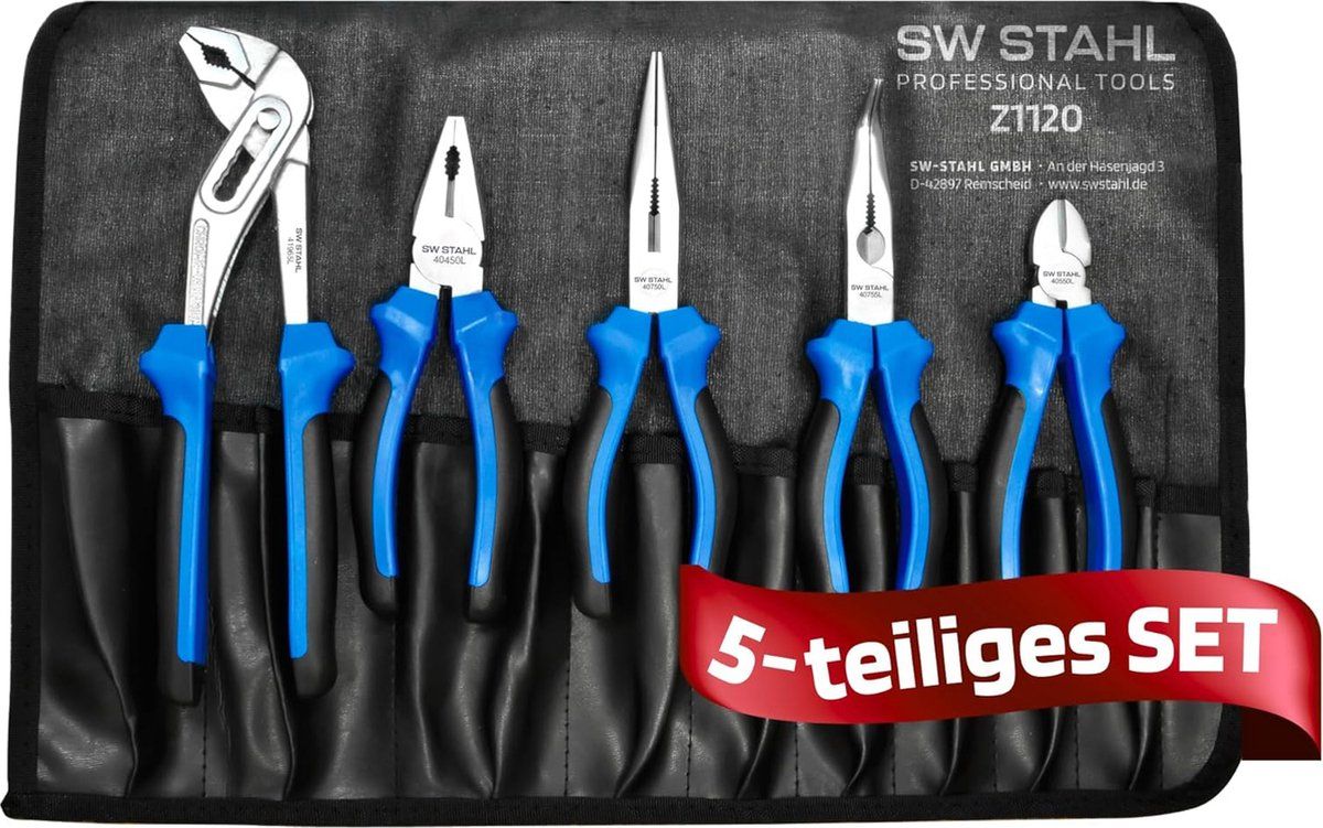 SW-Stahl Z1120 5-delige tangenset