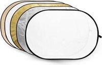 Godox 5-in-1 Reflectiescherm Gold, Silver, Soft Gold, White, Translucent - 60x90cm