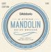 D'Addario J62 10-34 Mandolinen snaren 80/20 Bronze Loop End