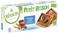 bisson Petit bisson theebiscuit melkchocolade bio 150g