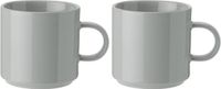 Merkloos / Sans marque Stelton Em77 Beker Lichtgrijs 2 Stuks