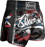 8 WEAPONS Muay Thai Shorts Cut Like a Blade - S