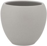 DK Design Bloempot/plantenpot - Vinci - lichtgrijs mat - voor kamerplant - D15 x H17 cm