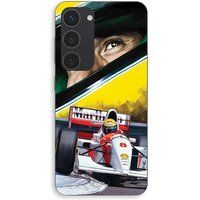 Maniacase Coque Pour Samsung Galaxy S23 F1 Ayrton Senna Mclaren Legend Formule 1