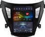 Hyundai autoradio met Bluetooth et CarPlay pour Hyundai Elantra Avante i35 (2011–2013) – Compatible avec Apple et Android – Installation stéréo – Système de navigation – 8 Go de RAM, 128 Go de stockage