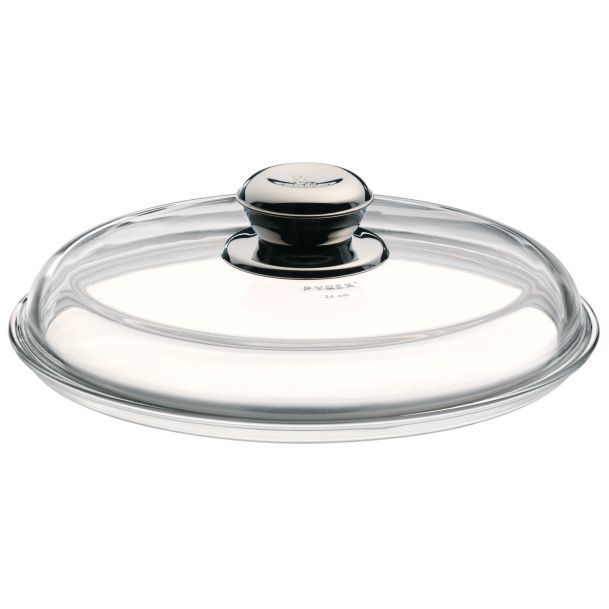 WMF Pannendeksel - 24 cm - Glas - RVS Handvat - Vaatwasserbestendig