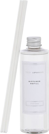Ted Sparks Geurstokjes Diffuser Navulling Fresh Linen 250 ml