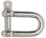 Lalizas D Oval Locking Pin Aisi 316 Harpsluiting Argent 10 mm