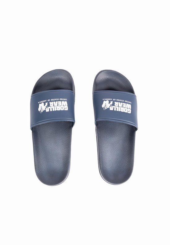 Gorilla Wear Pasco Badslippers - Marineblauw - Maat 44 - Unisex