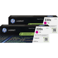 HP 220X LaserJet Toner Magenta (2 stuks)