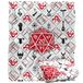 DUNGEONS AND DRAGONS D20 Patroon Silky Touch Super Zachte Sprei Deken 152 x 127 cm