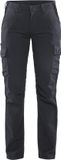 Blåkläder Dames industrie werkbroek stretch 7144-1832 - Medium Grijs/Zwart - C38