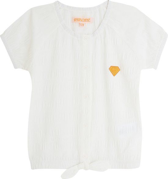 4PRESIDENT T-shirt meisjes - White - Maat 98