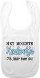 Bellatio Decorations Baby slabbetje - Blauw