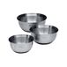 Brabantia Mengkom met Antislip Bodem, Set van 1L / 1.6L / 3L - Matt Steel/Black