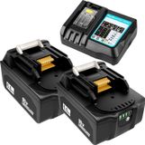 SWAREY Makita 2x 18V 6000mAh lithium-ion accu's met DC18RC oplader