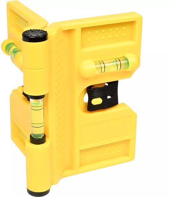Toolstation Benson Verstelbare magnetische hoekwaterpas - Geel