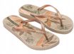 Merkloos Ipanema Dames Slippers Merkloos Beige/Goud Bloem 41/42