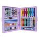 Crayons "La Reine des Neiges", complet avec feutres, crayons de couleur et accessoires scolaires, décoré avec Elsa, Anna et Olaf pour les filles qui aiment dessiner et peindre, boîte frozen, 26.7x45.3x3.0