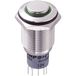 TRU COMPONENTS 701795 LAS2GQH-22E/G/12V/S/P Vandalismebestendige druktoets 250 V/AC 3 A 2x aan/(aan) Moment Groen IP65