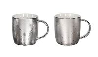 Tognana All Silver Set van 2 gebogen bekers