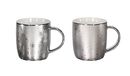 Tognana All Silver Set van 2 gebogen bekers