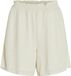 VILA VICARMENA HW SHORTS/TES Dames Bermuda shorts S High Waist Viscose Polyamide Birch Lente/Zomer 2024