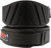 Gorilla Wear Lifting Belt 6 Inch Padded Mesh - Zwart - M