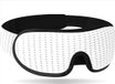 Heble® Luxe Slaapmasker - 100% Verduisterend - 3D Ademend Traagschuim - Wit