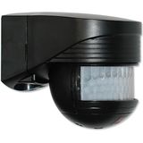 B.E.G. Détecteur de mouvement avec capteur de lumière, modèle LC-Click-N 200, noir