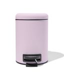 HEMA Poubelle à pédale 3L lilas