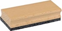 Merkloos Krijtbord wisser - Hout - 12 x 5 x 3 cm