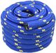 vidaXL Boottouw 3 mm 10 m Blauw PP