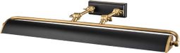 Elstead Lighting LED Schilderijverlichting Winchfield | 4X E14 Max 40W | Dimbaar | Aged Brass & Matte Black