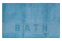 Hagemann Badmat, stof, blauw, 60 x 100 x 2 cm