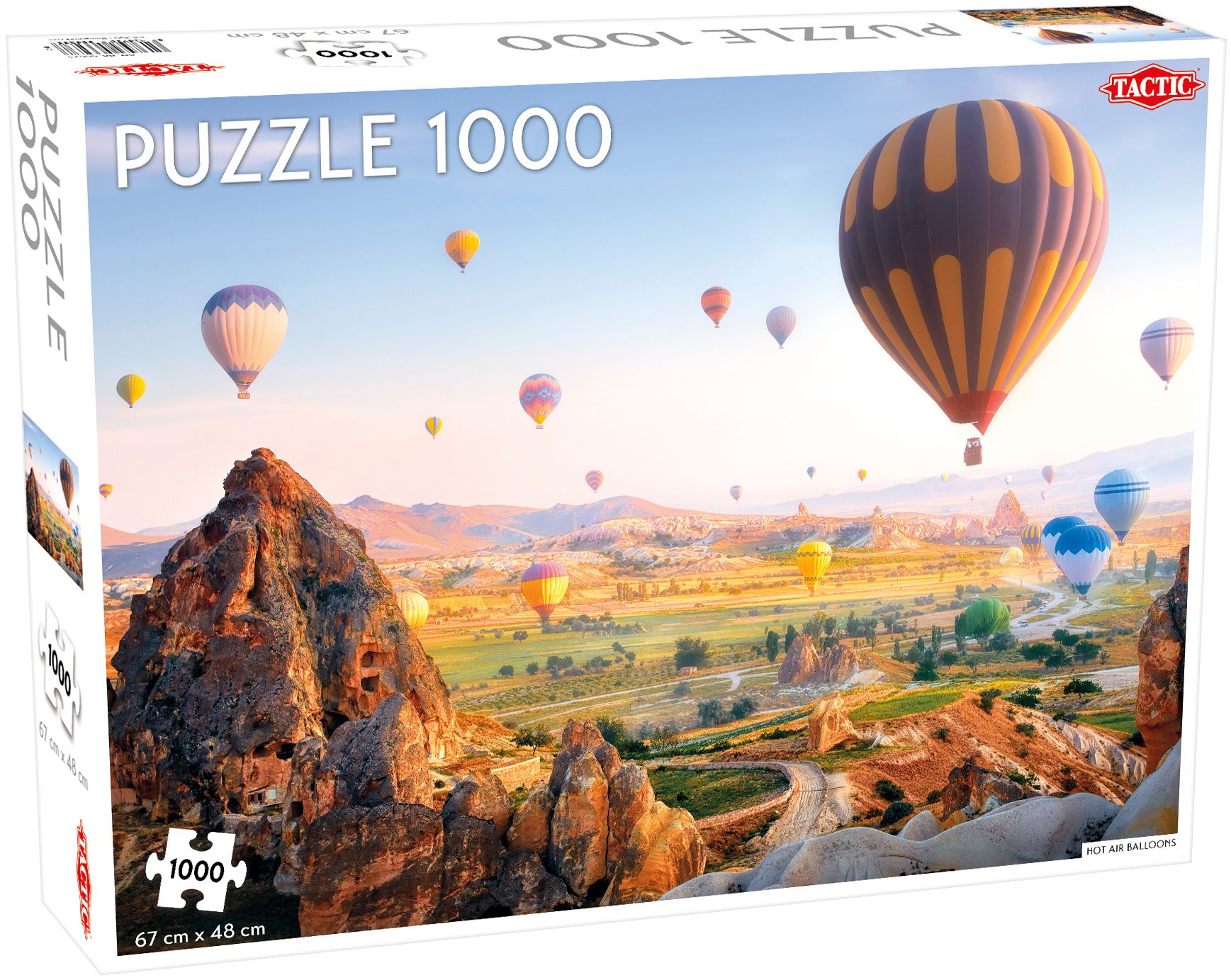 Tactic Landscape: Hot Air Balloons / Cappadocia, Turkey - 1000 stukjes Puzzel - Unisex