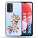 Beschermhoes Samsung Galaxy A13 4G Beschermhoes, Vlinder, Meerkleurig
