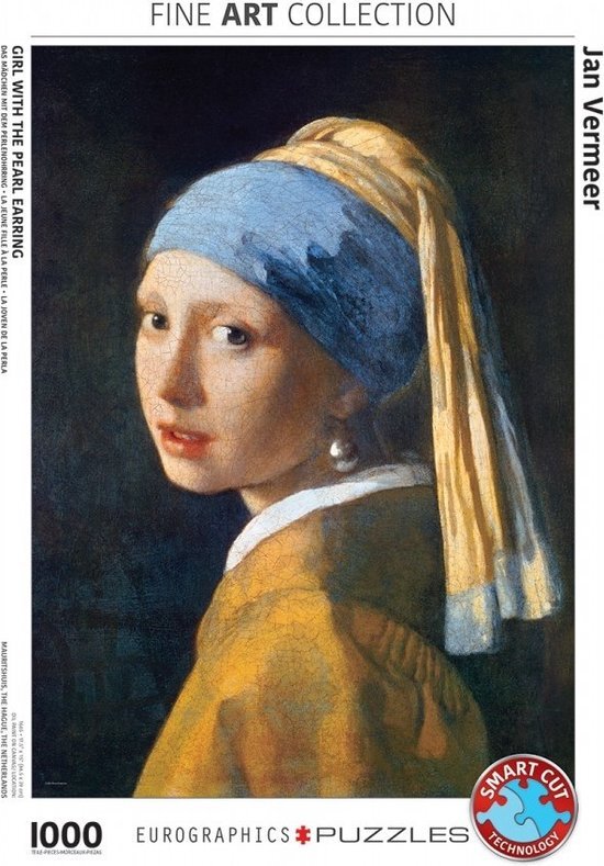 Eurographics Meisje met de Parel - Johannes Vermeer Puzzel (1000 stukjes)