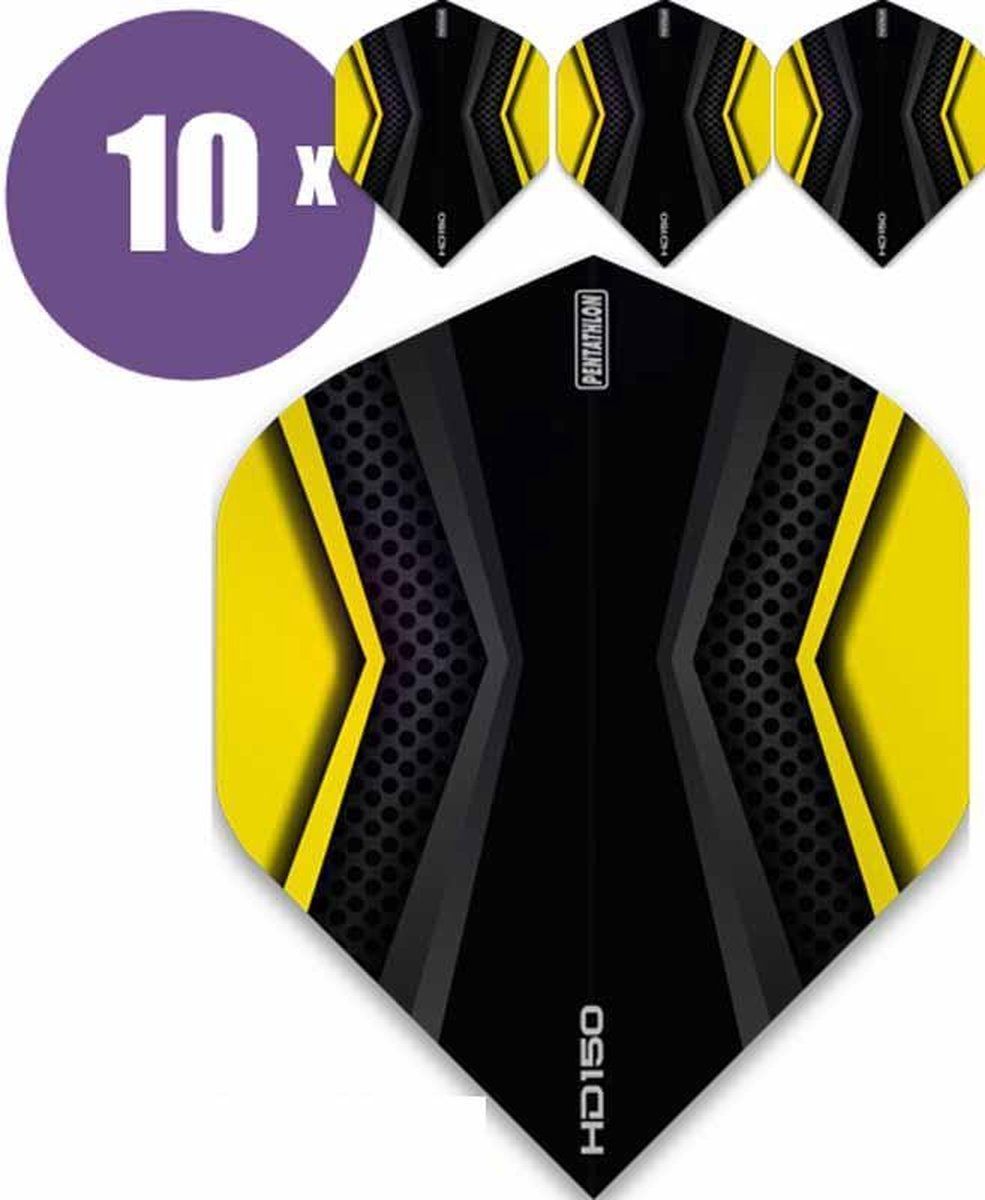 ABC Darts Flights - Pentathlon HD150 Geel - 30 stuks - Dart Flights