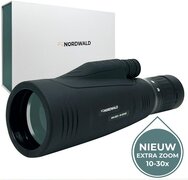 NORDWALD Nordwald® - Monokijker - 10-30x50 - Verrekijker - Compact - Zwart + Tafelstatief + Smartphonehouder