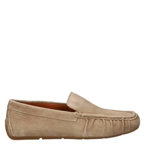 Vagabond Mika suède mocassins - beige