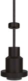 levitantes Hanglamp Pendulum zwart met ledlicht