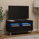 Maison Exclusive meuble TV LED ARNHEM 81 x 35 x 43 cm Noir Panneau de particules