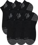 New Balance Active Low Cut Socks 6 Pack Unisex Sportsokken - BLACK
