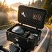 65 litres aluminium moto top case avec serrure et doublure intérieure