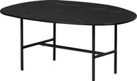 WOOOD Vajen Salontafel - Marmeren Look - Zwart